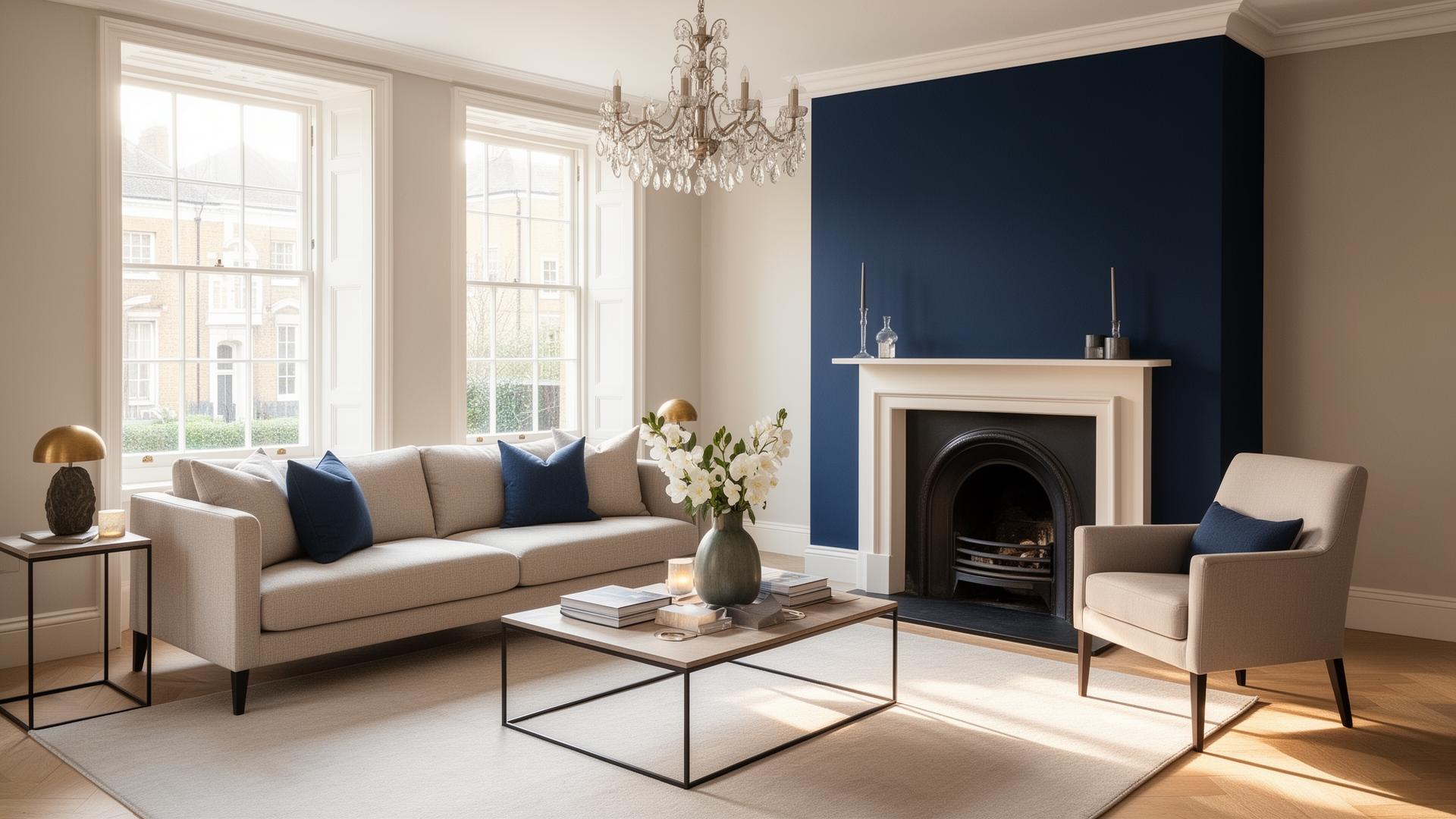 Elegant UK interior managed by Maventa Stays